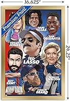 Vista 12 de Trends International Ted Lasso - Character Grid Wall Poster, 22.4L x 14.7W, Black Framed Version