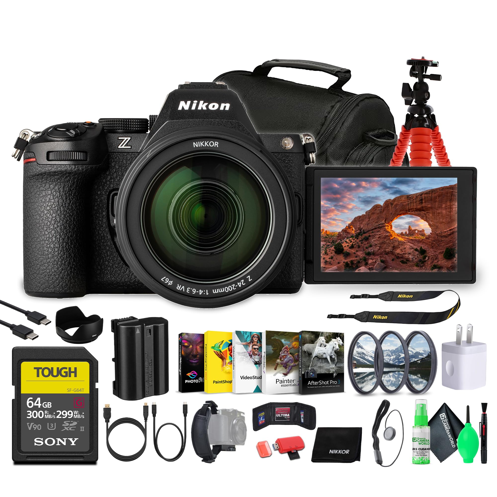 Amazon | Nikon Z5 II ミラーレスカメラ 24-200mm f/4-6.3 VRレンズ