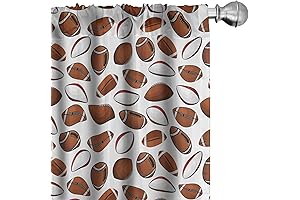 American Football Curtains: Adorn Your Son's Bedroom with Gridiron Charm