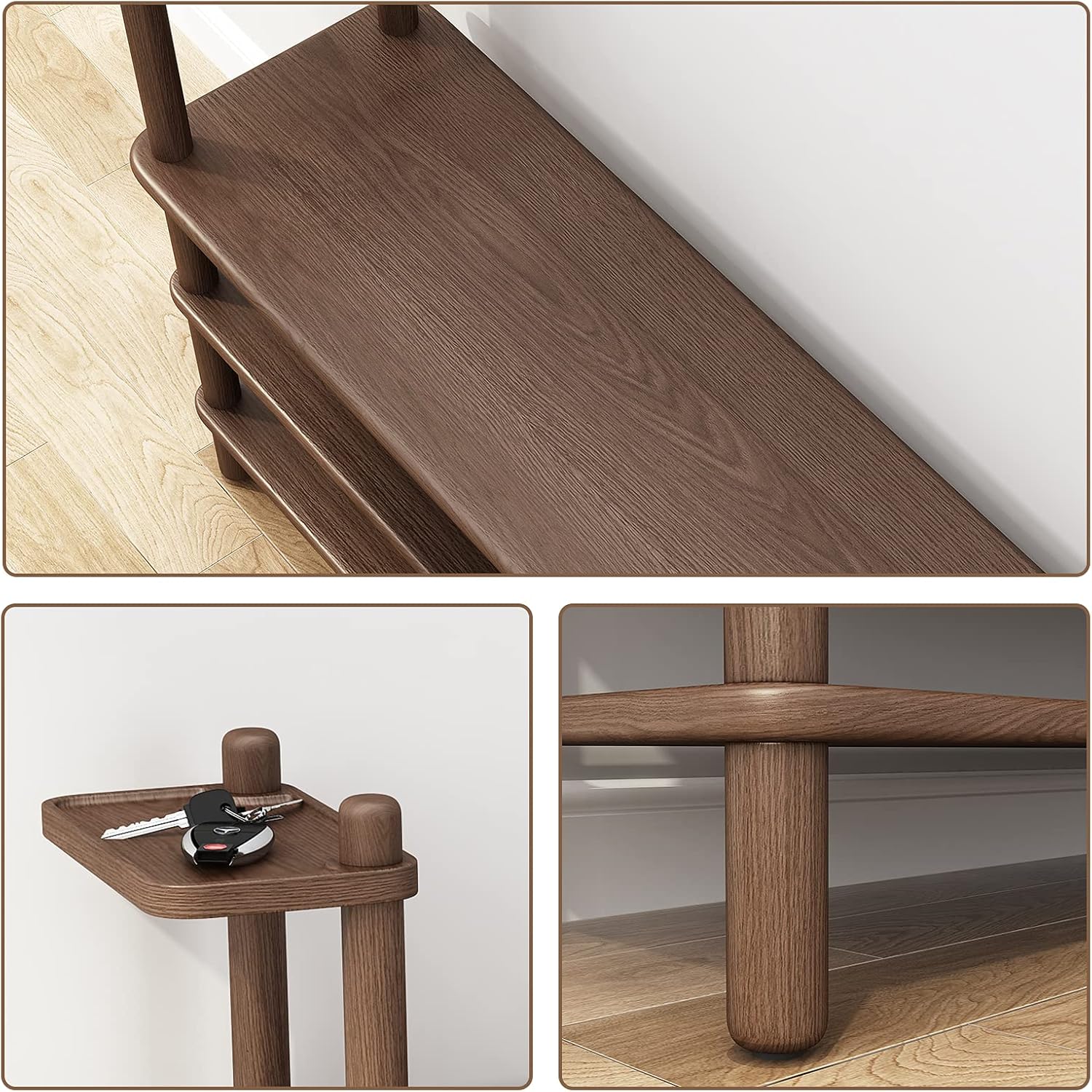 Exсluѕіvе Dіѕсоunt 60% Prісе KASLANDI Shoe Bench, Three-Layer Solid Wooden Shoe Rack for Entryway, Multifunctional Sitting and Changing Premium Shoe Organizer,for Corridor, Living Room, Bedroom, Bathroom 31.5 inch(Walnut) Uр Tо 40% оƒƒ KASLANDI Shoe Bench, Three-Layer Solid Wooden Shoe Rack for Entryway, Multifunctional Sitting and Changing Premium Shoe Organizer,for Corridor, Living Room, Bedroom, Bathroom 31.5 inch(Walnut)