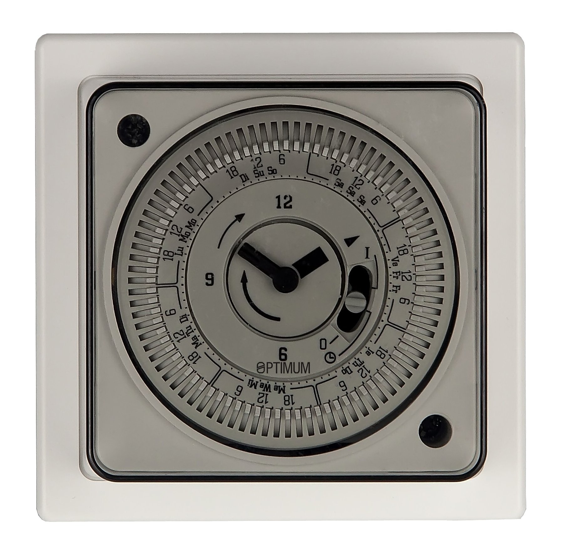 Optimum7 Day Socket Box Time Switch, White, One Size