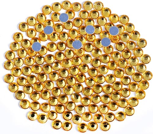 Vista 158 de 6000 diamantes de imitación termoadhesivos a granel, diamantes de imitación azules para ropa de manualidades, cristales termoadhesivos