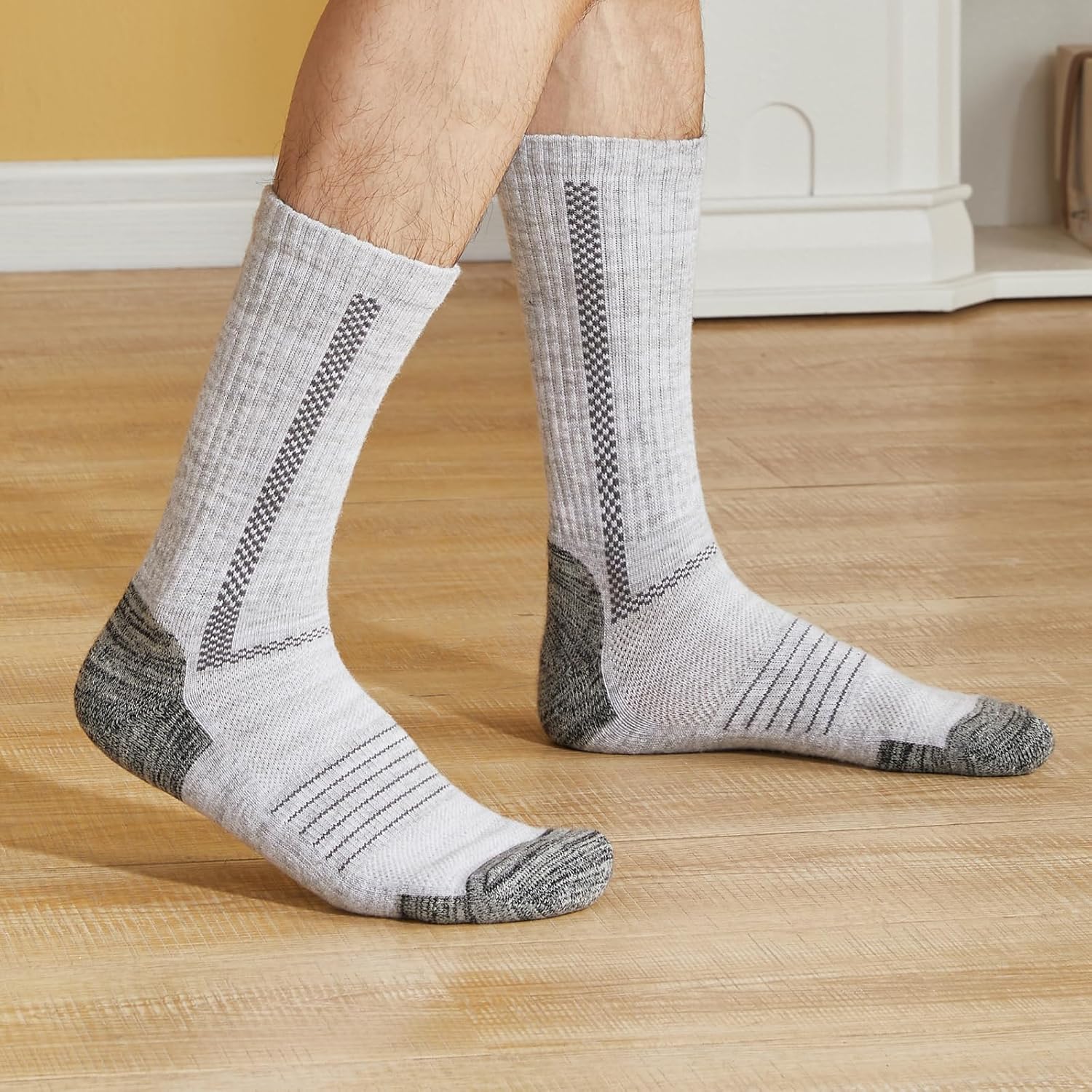 Sports Socks for Running - Performance Cushioned, Breathable Tube Socks for Men and Women - Image 2