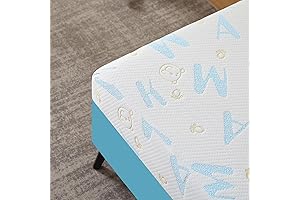 5-Inch Memory Foam Mattress for Kids, Cool and Washable