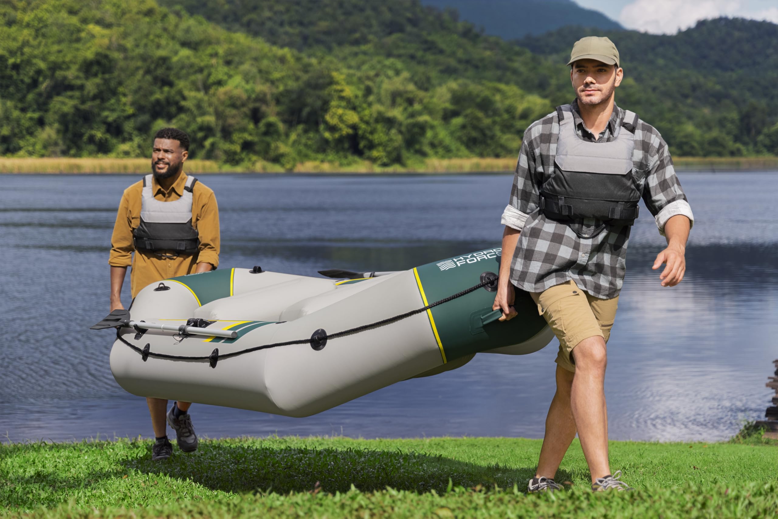 Bestway Hydro-Force Schlauchboot Komplett-Set Ranger Elite X3 295 x 130 x 46 cm