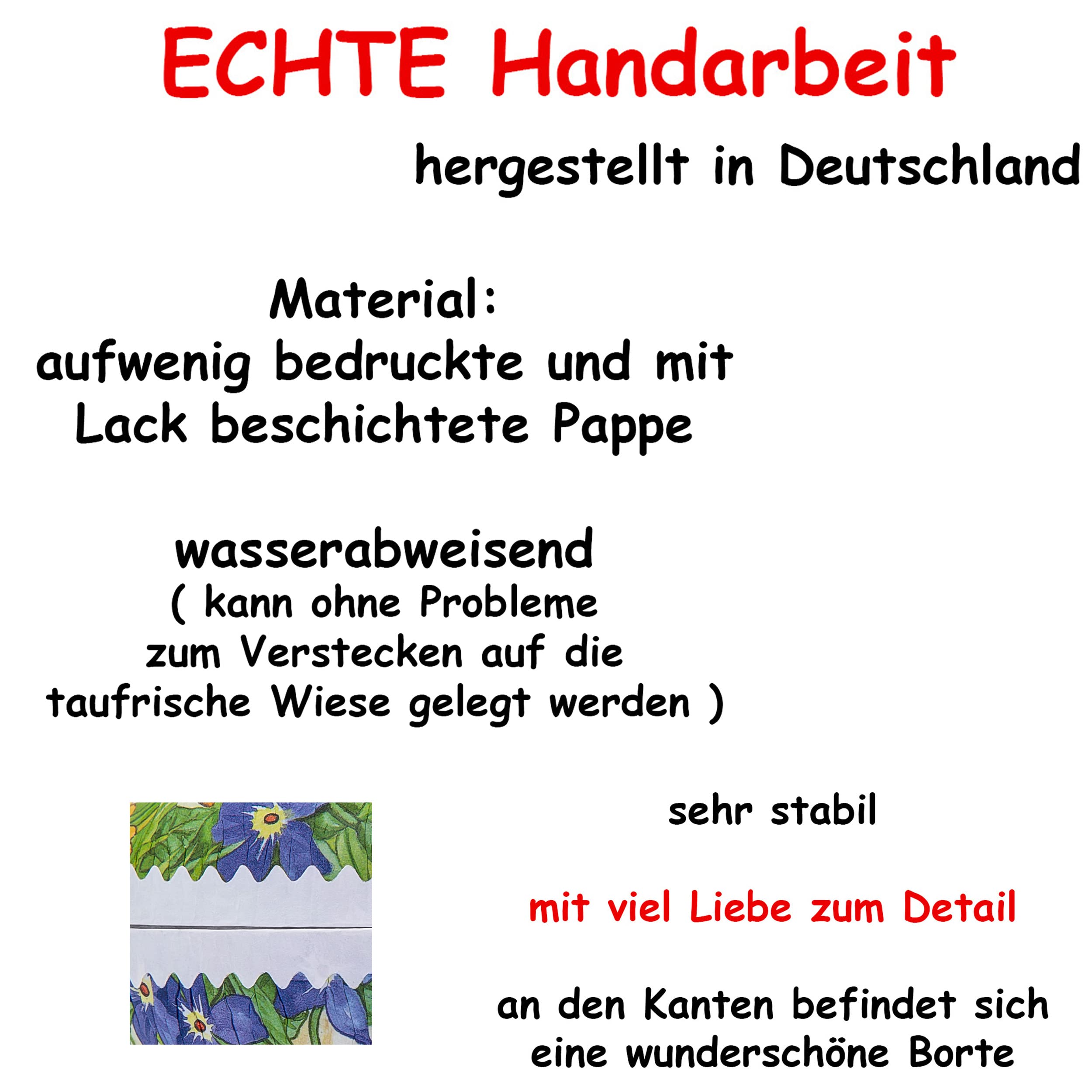 alles-meine.de GmbH XXL - Ostergras & Pappei zum Befüllen - 36 cm - Hasen am Schaufenster - incl. Name - Osterei/Ei zum Befüllen - Papposterei - Deko Pappe Papp - Dekoei Pa..