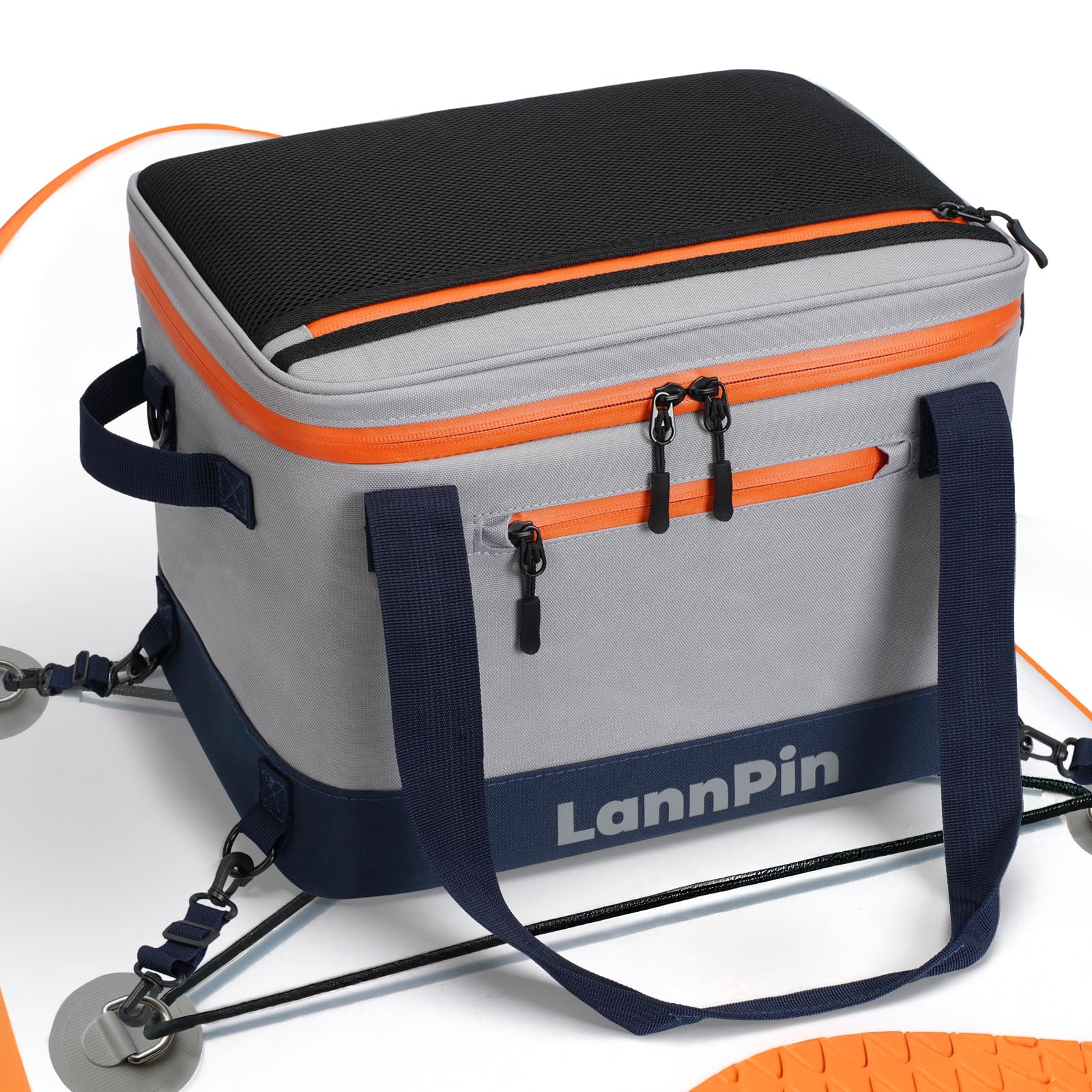 Paddle Board Cooler Waterproof Large Capacity SUP Deck Coolers, Leakproof Kayak Cooler Accessories Premium Insulated Cooler for Paddleboard Accessories,Drinks | Quality Clips& Bottle Opener Included