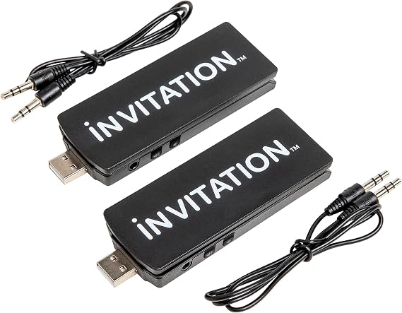 Bazooka Invitation USB Wireless Adapter with Party Button, 150ft Range