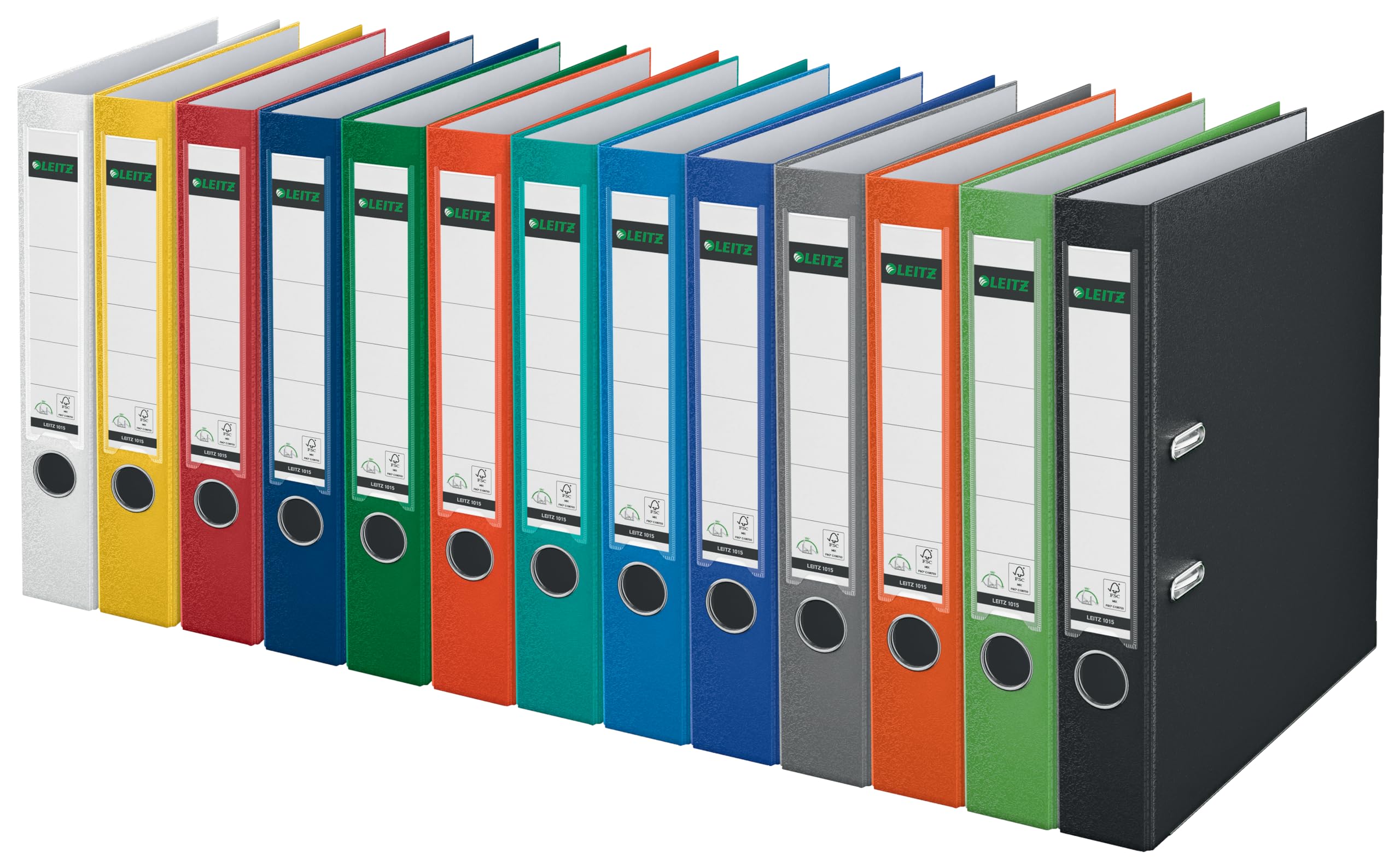 Leitz 180° Lever Arch File Plastic 50 mm Raccoglitore ad Anelli Plastica Arancione