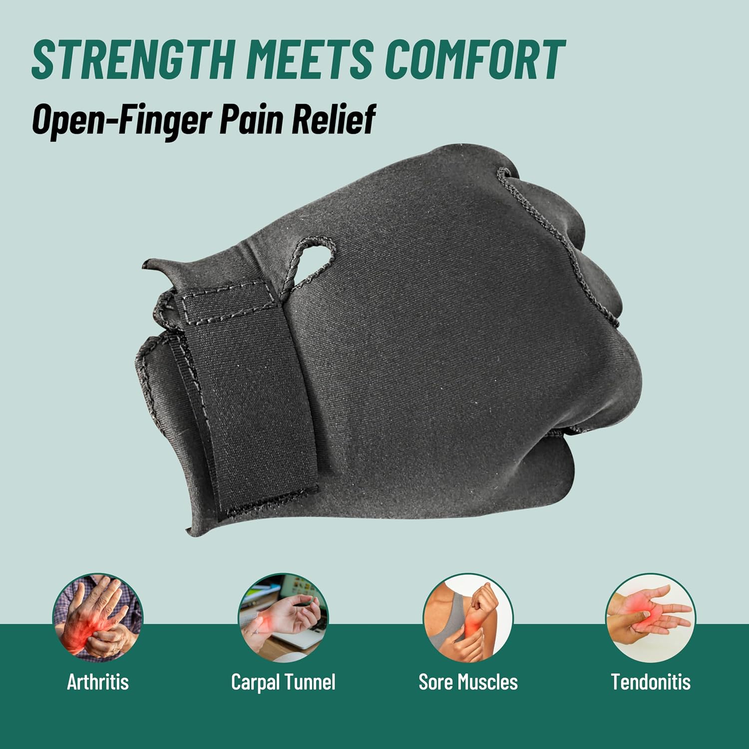 MayaFit- Large Premium Support Arthritis Gloves