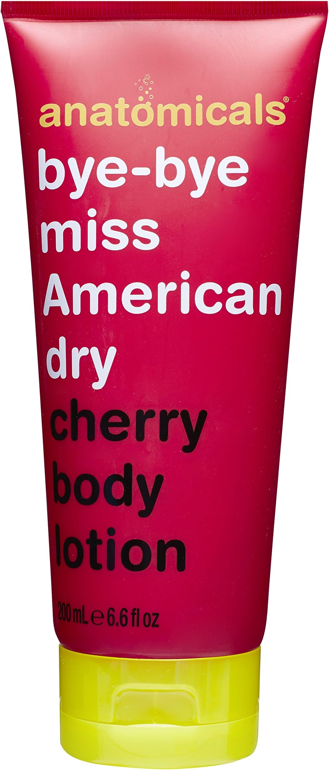 Anatomical Bye-Bye Miss American Dry Body Lotion, Cherry, 6.6 Ounce