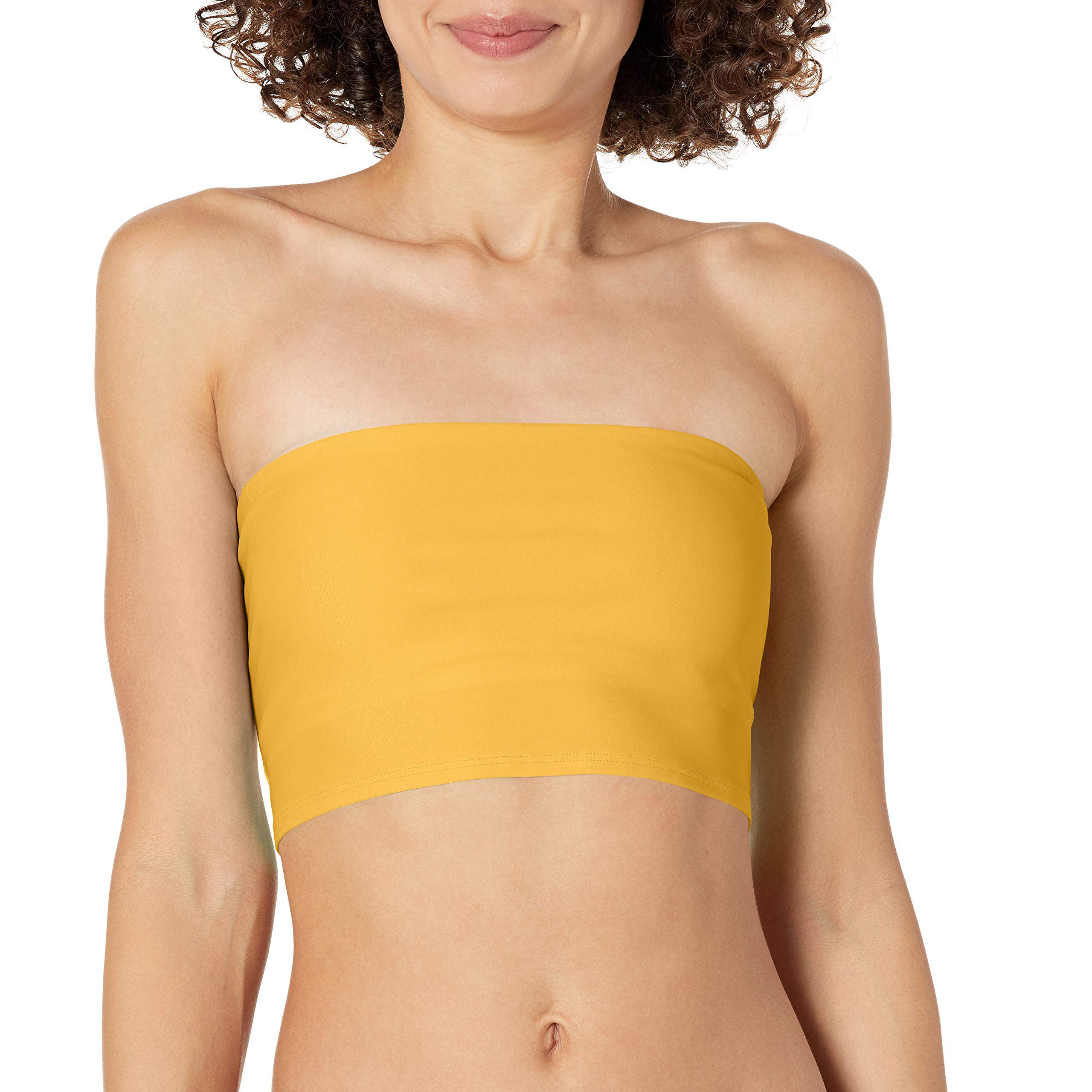 Body Glove womens Smoothies Sunrise Solid Bandeau Style Bikini Top Swimsuit Bikini Top