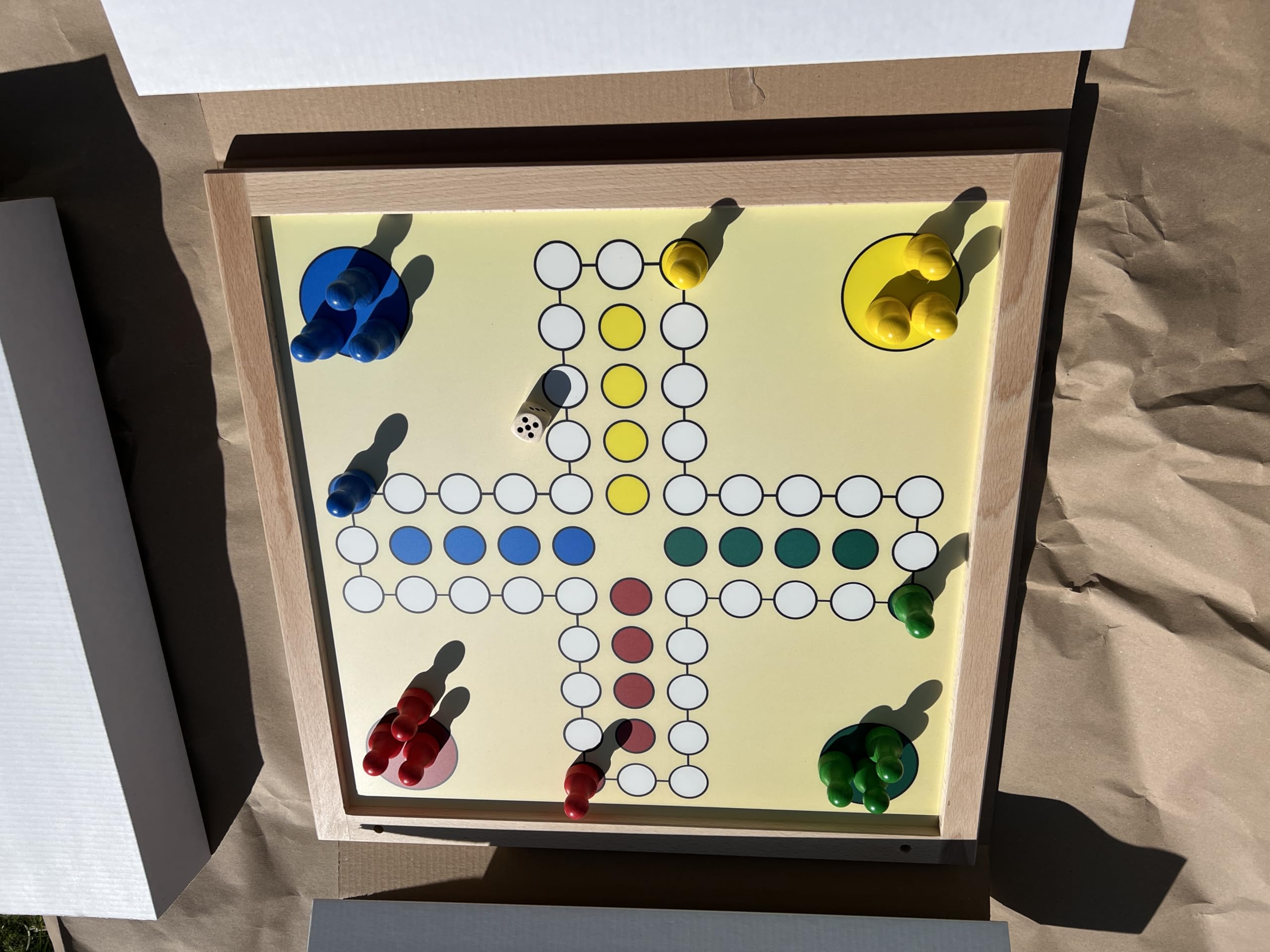 Oberschwäbische Magnetspiele Verflixt XXL – Senioren-Beschäftigungsspiel & Aktivierungsmodell, 50x50cm Holz, Therapie & Motorik