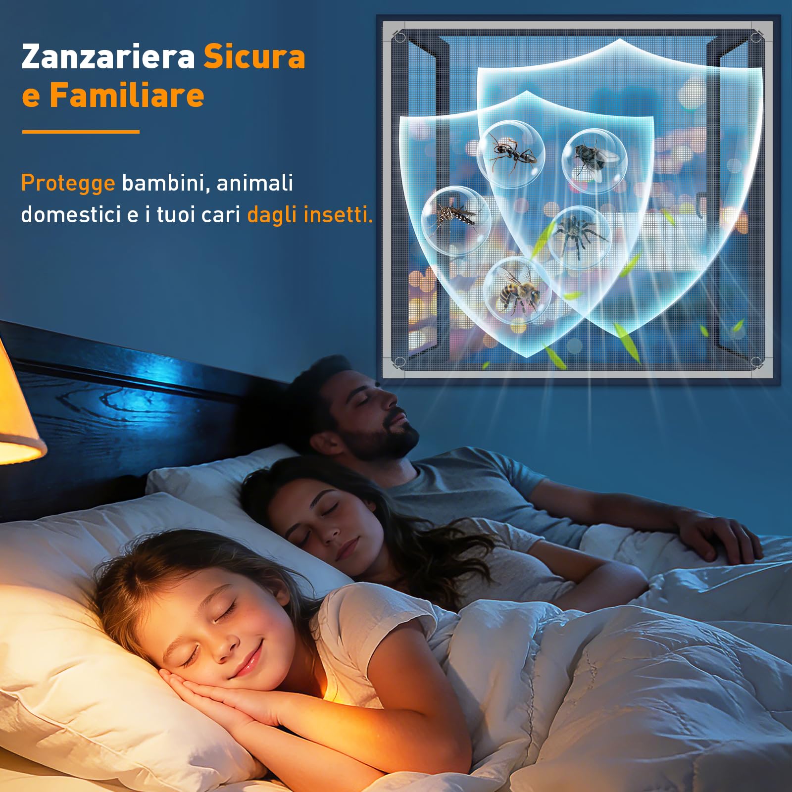 Moustiquaire Magnétique Auto-Adhésive Fenêtre 120 x 130 cm Blanc Gris | Fibre de Verre Durable, Auto-Adhésive, Taille Ajustable DIY, Installation Sans Perçage