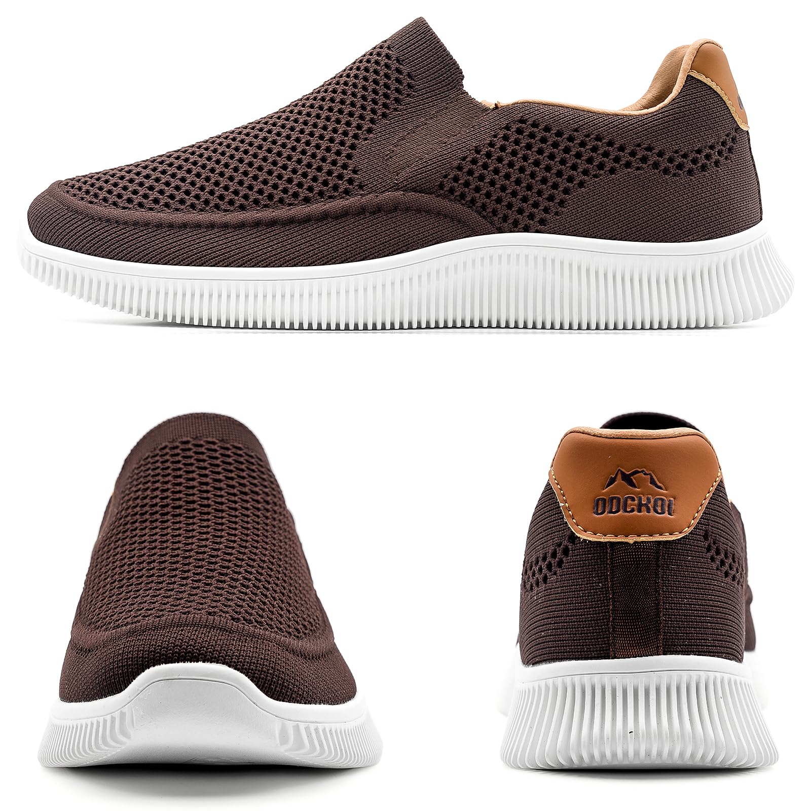 MrToNo Slip on Chaussures Homme Basket sans Lacets Respirante Tennis Confortable Sport Shoes Casual Fitness Course Sneakers Outdoor Gym Walking Running Sneakers
