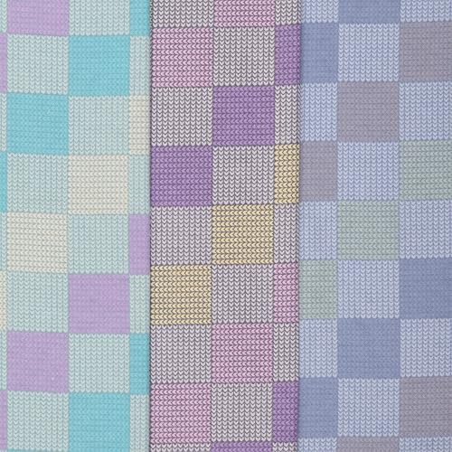 Miniatura 3 de Mook Fabrics Franela PRT Plaid 0921, corte gris por yarda