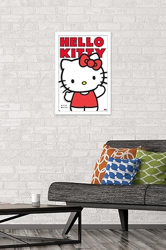 Vista 36 de Trends International Hello Kitty and Friends: Hello - Kitty - Póster de pared de la serie blanca de 34 pulgadas de largo x 22.4 W, paquete de póster