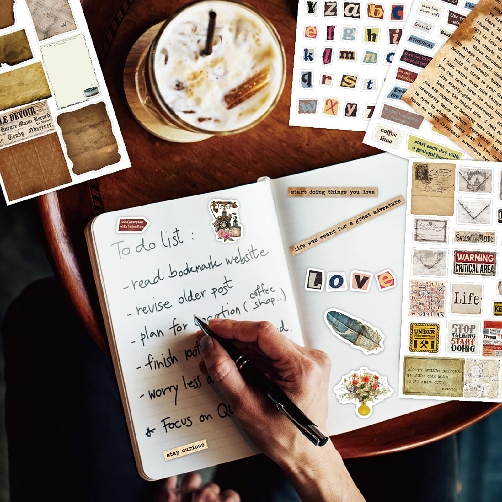 Vintage Washi Stickers & Scrapbook Paper - DIY Crafts -7 Vintage Washi Stickers & Scrapbook Paper - DIY Crafts -7