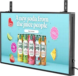 P3 Programmable LED Sign 40"x25" Full Color Digital Menu Board & Outdoor LED Display Screen for Business