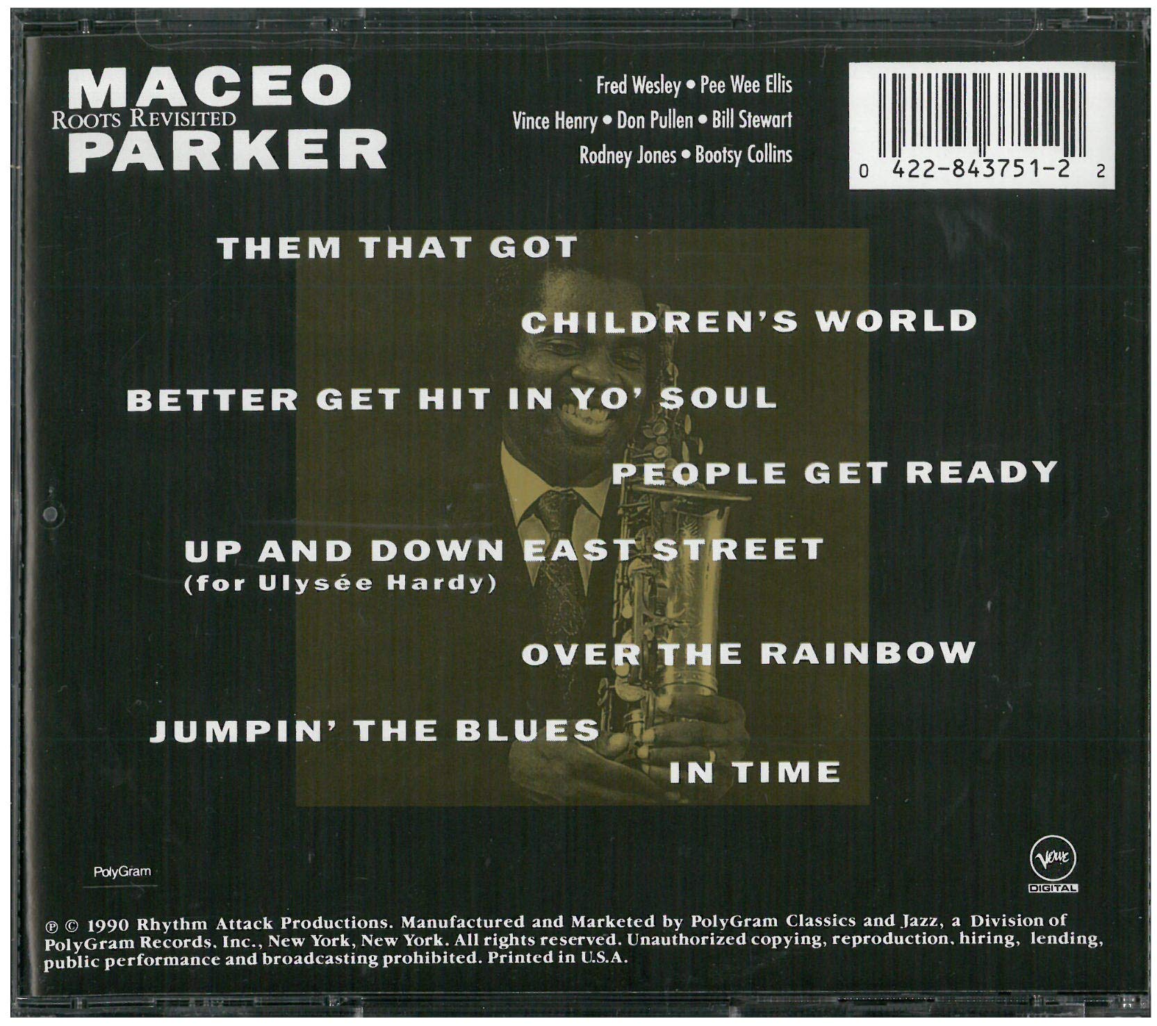 Roots Revisited [Audio CD] Parker, Maceo