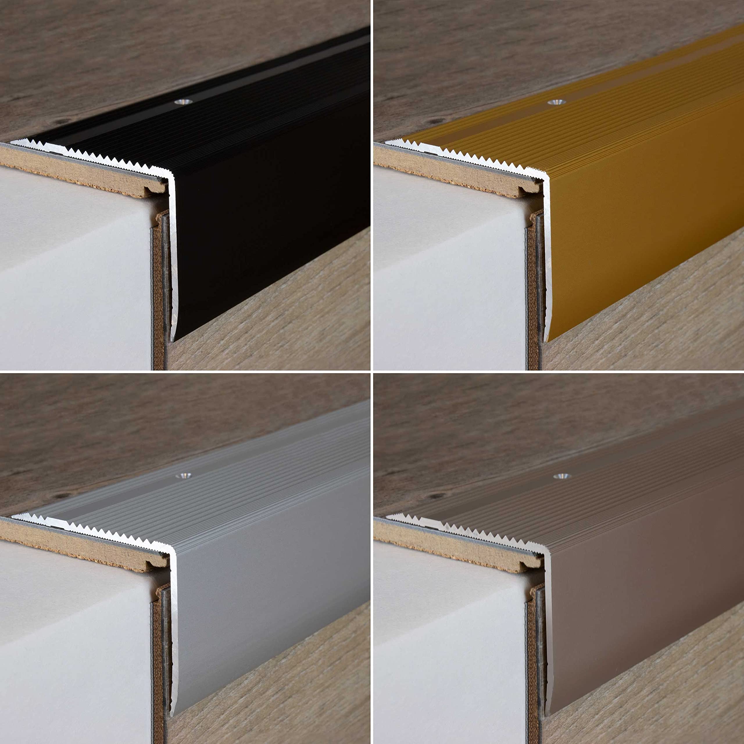 PROVISTON Sockelleisten-Zwischenstücke 18 X 82 Mm Universalholzecken 4er Set Mdf Folie Schwarz By Proviston S0wcf0hn