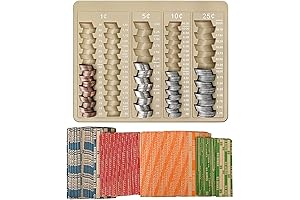 L LIKED Kids Coin Sorter - 150 Assorted Coin Wrappers