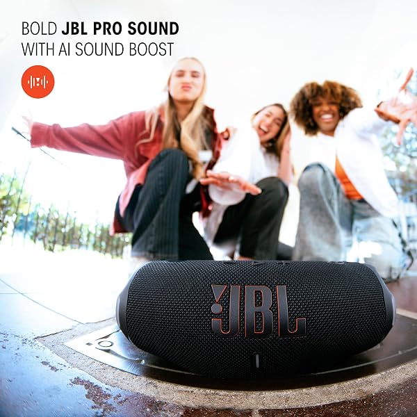 JBL Charge 6 Portable Bluetooth Speaker, 28 Hours Battery Life, IP68 Waterproof, Dust and Shockproof, JBL Pro Sound with AI S - 1