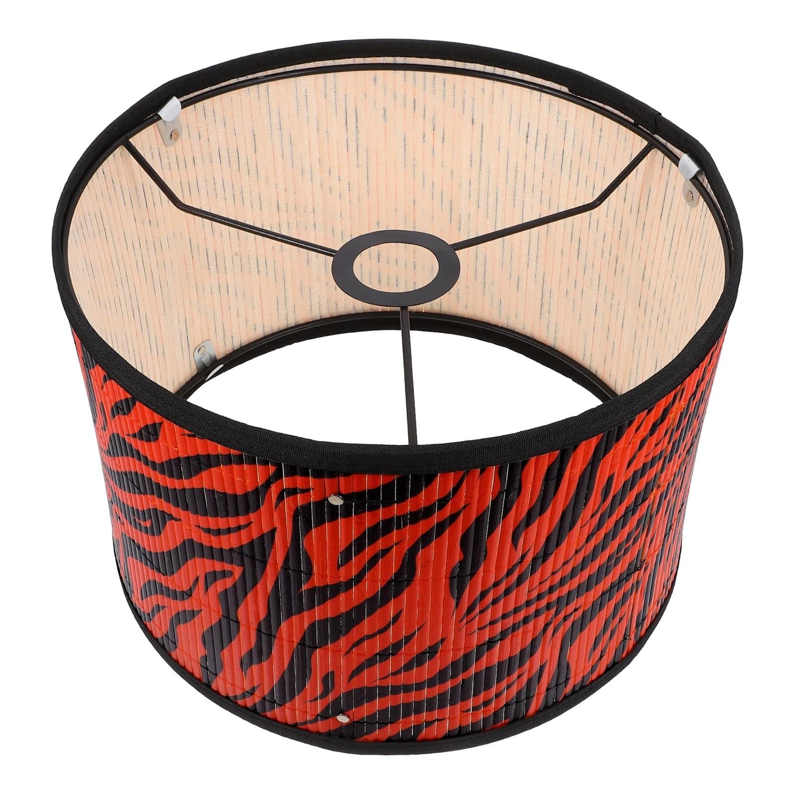 Luxemetals One Color Bamboo Pattern Lampshade - For E27 Desk Lamps And Floor