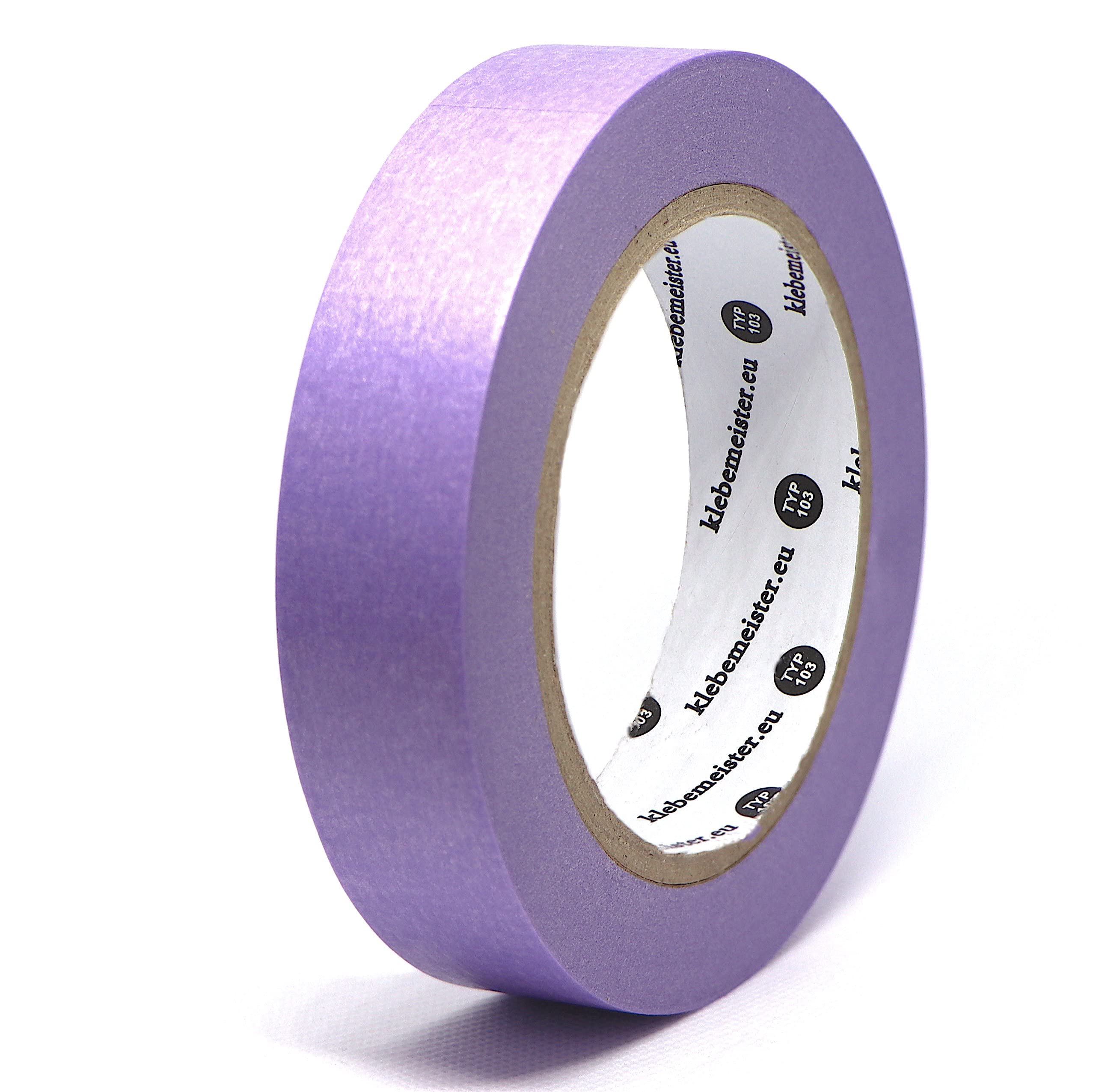 klebemeister® SENSITIV SOFT - Ultra Schonendes Professionelles Abklebeband Malerband ⎥ 6x Rollen je 25mm x 50m = 300m