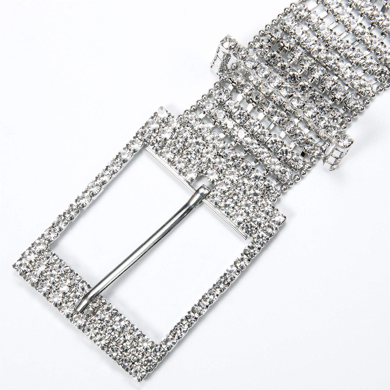 Dubulle Women Diamond Waist Belt with Shiny Rhinestone Crystal Sashes Chain Wedding Belt Bling Bridesmaid - Image 5