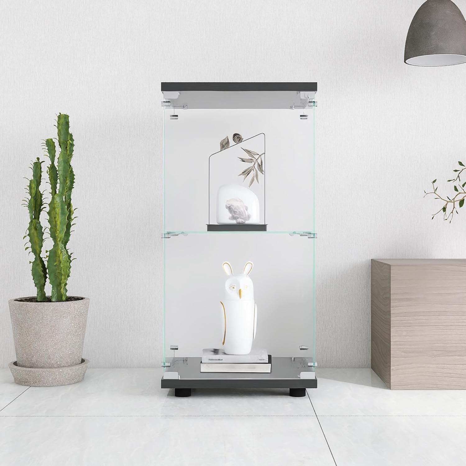 LFT HUIMEI2Y Glass Display 2Shelf with Door and