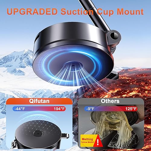 Miniatura 4 de Soporte magnético para teléfono MagSafe para automóvil, soporte para teléfono de automóvil, giratorio de 360, para salpicadero, parabrisas y