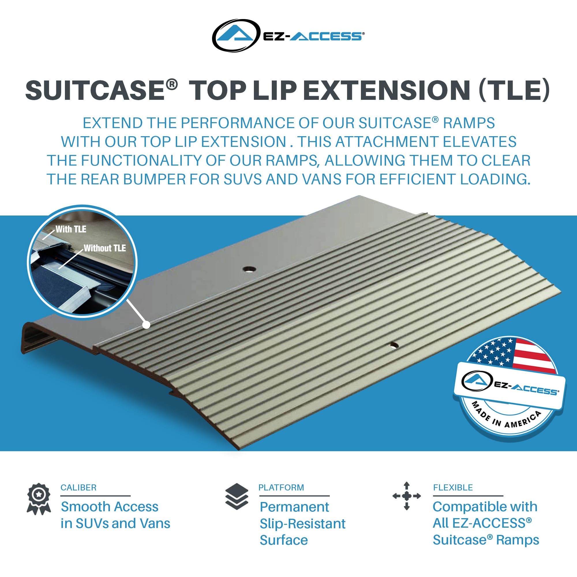 Amazon.com: EZ-ACCESS SUITCASE Top Lip Extension : Industrial