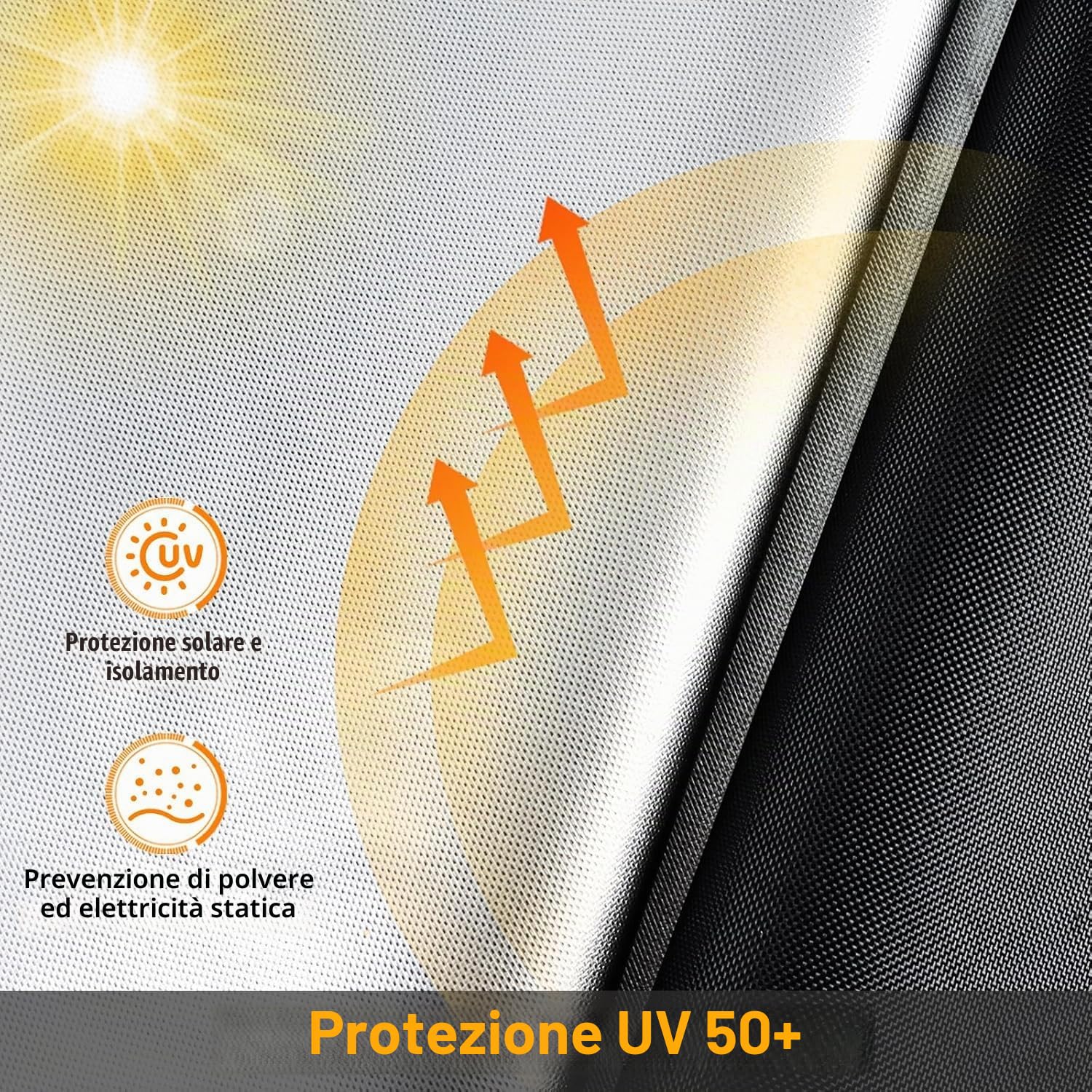 EVRBUL Copertura Protettiva per Tavolo da Calcio Balilla, Copertura per Tavolo da Calcio Impermeabile per Interno/Esterno Resistente ai Raggi UV, Robusta 420D, 160x114x89 cm