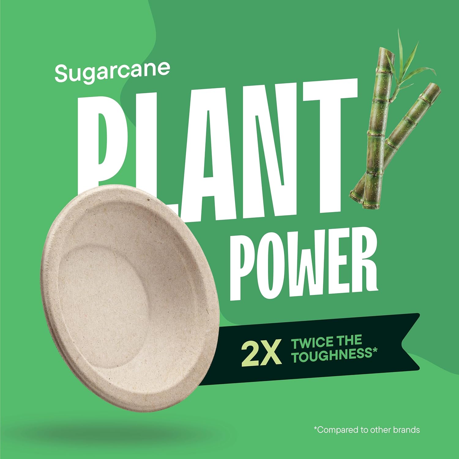 Paper Bowls, 100% Compostable Disposable Soup Bowl [125-Pack] - PFAS-Free - BPI Certified - [16 oz] Heavy Duty, Eco-Friendly, Biodegradable Bagasse Hot Food Plates and Bowls - Natural Brown - Image 4