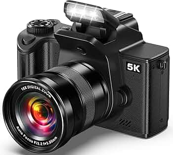 Amazon | デジカメ 5K 8000万画素 一眼レフカメラ Wi-Fi機能 オート