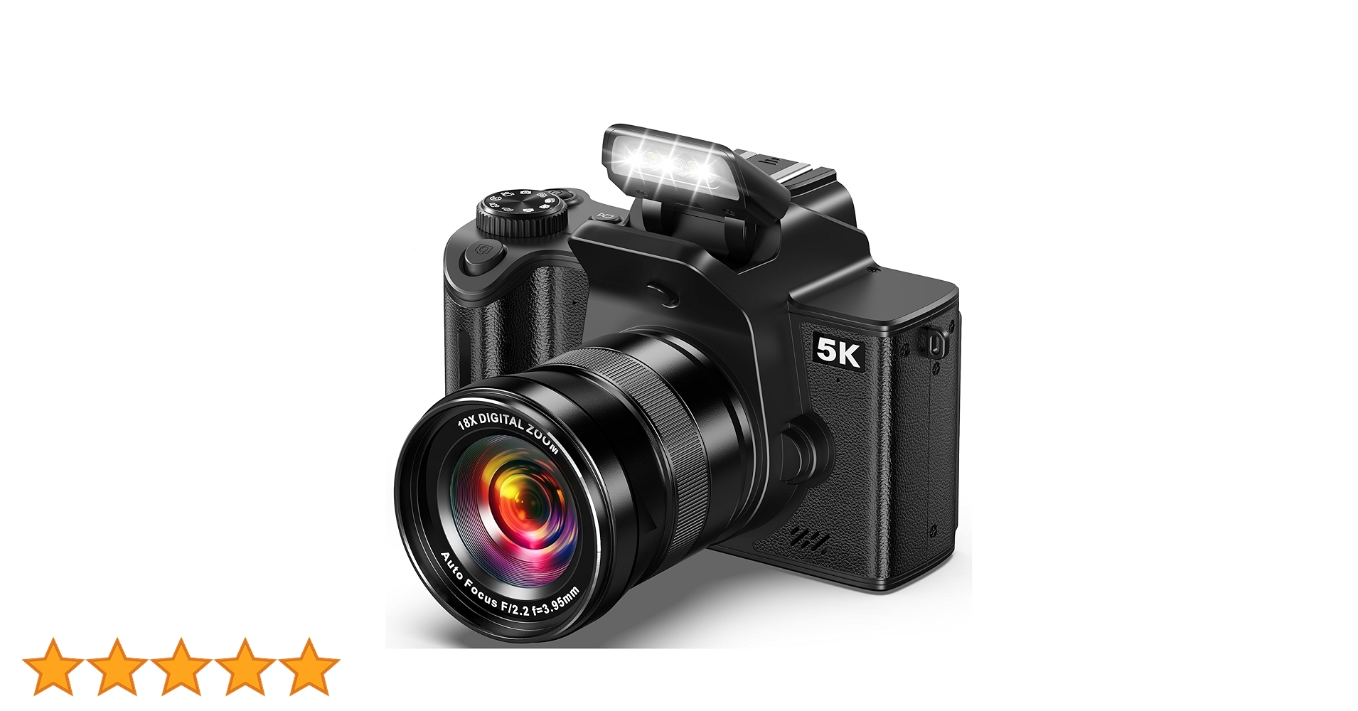 Amazon | デジカメ 5K 8000万画素 一眼レフカメラ Wi-Fi機能 オート