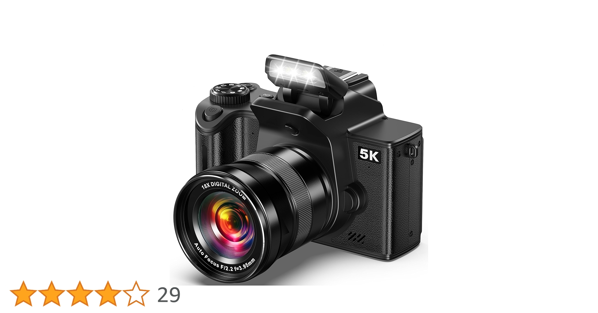 Amazon | デジカメ 5K 8000万画素 一眼レフカメラ Wi-Fi機能 オート