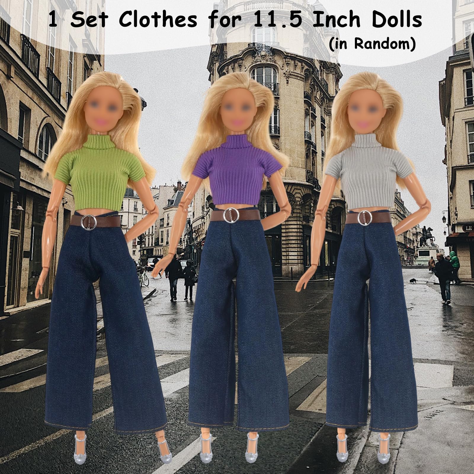 20Pcs Doll Clothes Outfit - Image 2