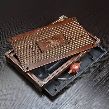 【茶道具】クリエイティブロータスティートレイ Creative Celadon Ceramic Lotus Tea Tray Handmade Tea Ware