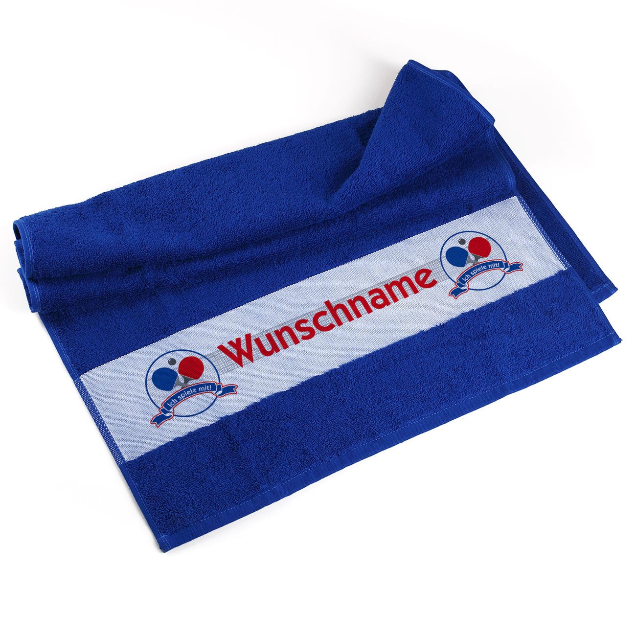 Feuerwehr Handtuch 50x100 Cm – Personalisierbar Mit Namen, 100% Baumwolle, Rot