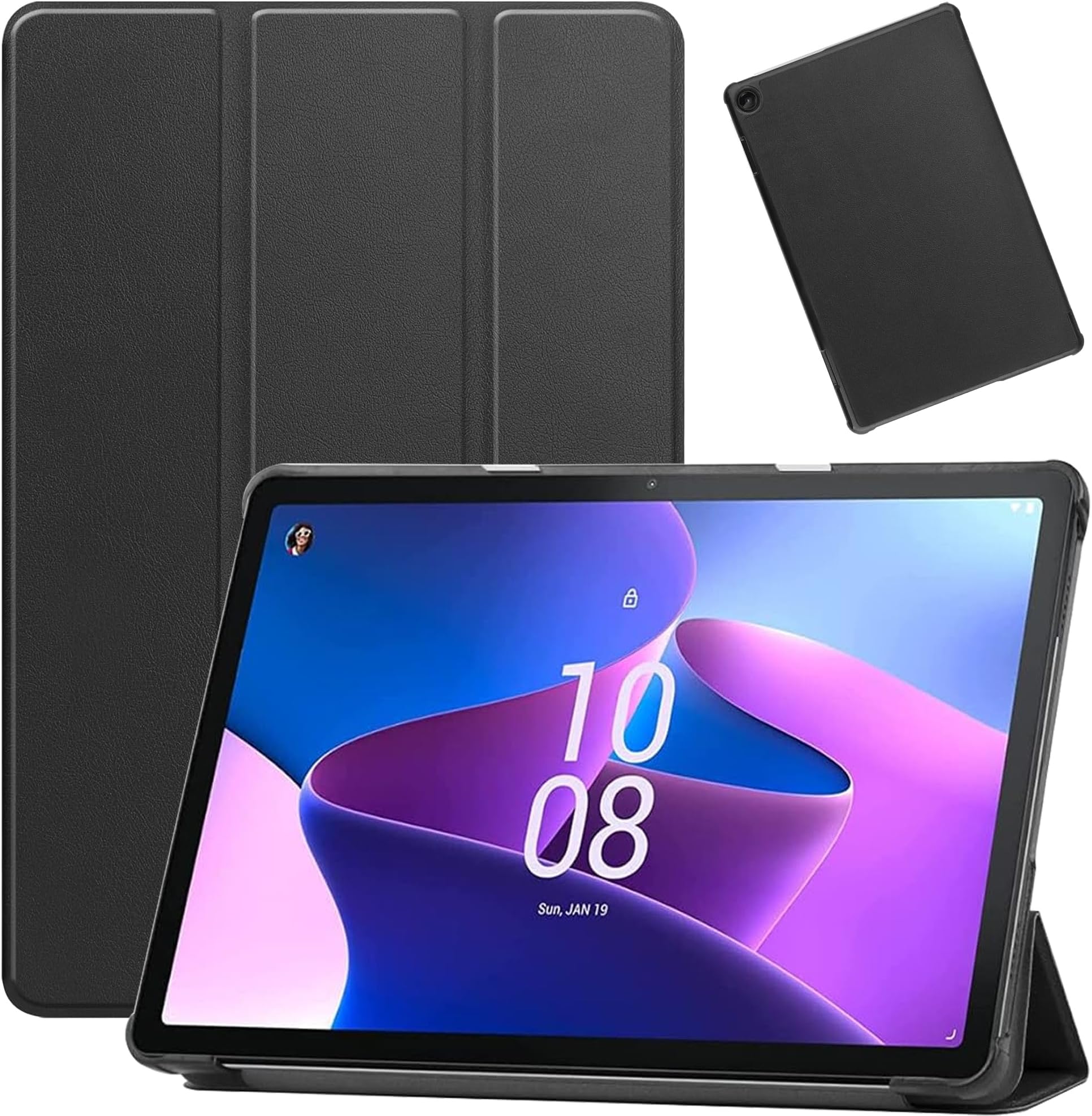 Custodia A Libro Lenovo Per Tab M10 3rd Gen - Protezione Con Supporto E Portapenna Incluso - 2