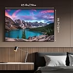 Jigsaw Puzzles 1000 Piece for Adults, Moraine Lake in Banff National Park Canada Puzzles, Yoho National Park,Rocky Mountains Jigsaw Puzzles for Adults 1000 Pieces and up, for Mon and Friends Gift