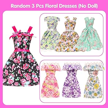 Amazon.co.jp: Barwawa 人形用服 30cmドール用服 人形用ドレス