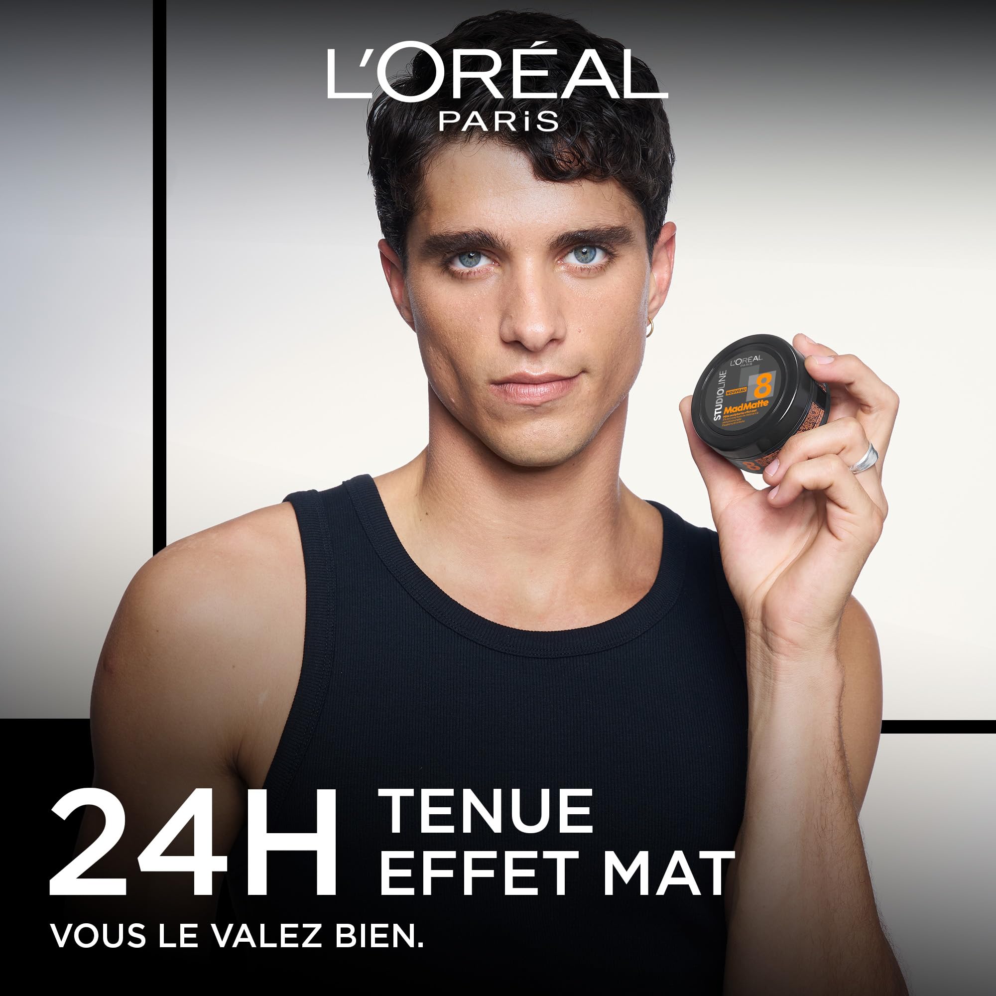 Image secondaire de Pâte Sculptante Mad Matte L'Oréal Paris - Fixation Ultra Forte 24h