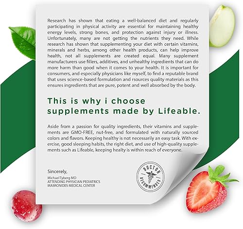 Miniatura 5 de Lifeable Gomitas de melena de león para niños  Suplemento de hongo de melena de león de gran sabor  Veganas, Kosher, gomitas de hongos para niños