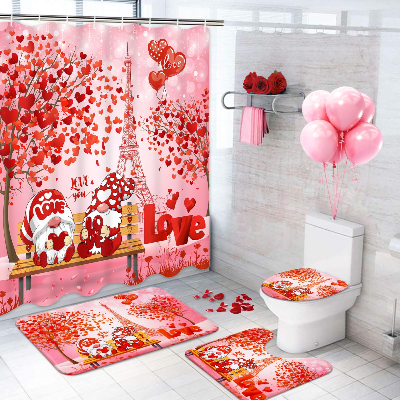 Cozy Romance Shower Curtain NCU0DDK2515 main image 0