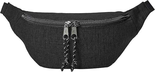 Amazon Basics Bum Bag, 2L, Black