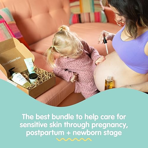 Miniatura 5 de Tubby Todd Nuevo kit de cuidado de la piel sensible para bebés y mamá, set de regalo para mamá + bebé, champú para bebés y gel de baño de 8.5 onzas,