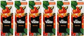 Pack de Suco Del Vale Mais Néctar De Caju 1 L 6 unidades